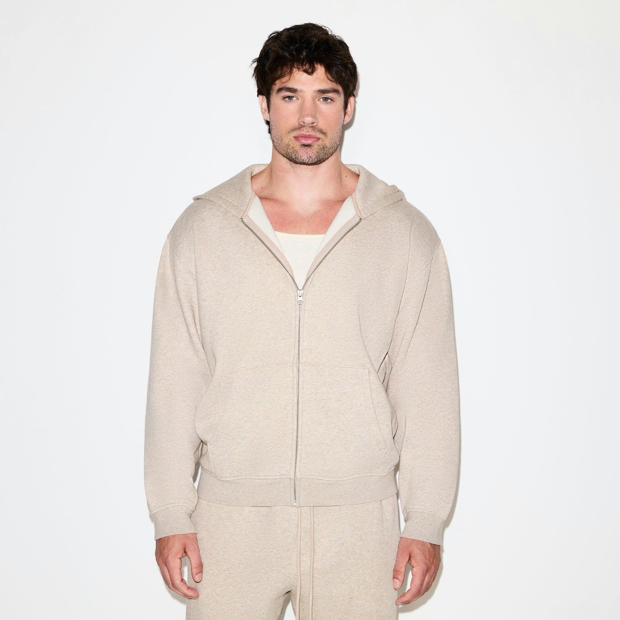 FLEECE LOUNGE MENS TAPERED JOGGER | DESERT HEATHER Product Image