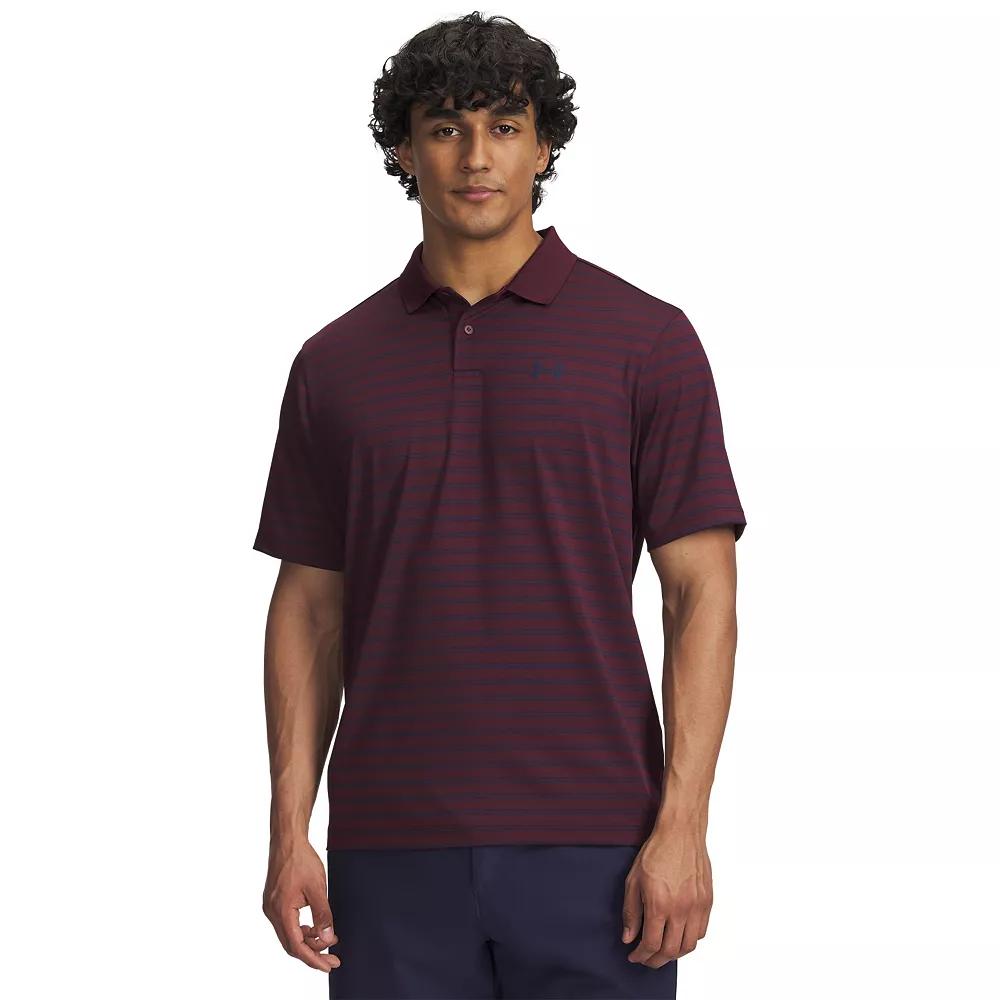 Men's Under Armour Performance 3.0 Stripe Golf Polo,  Product Image