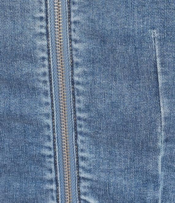 Signature 8 High Neck Denim Mini Top Product Image