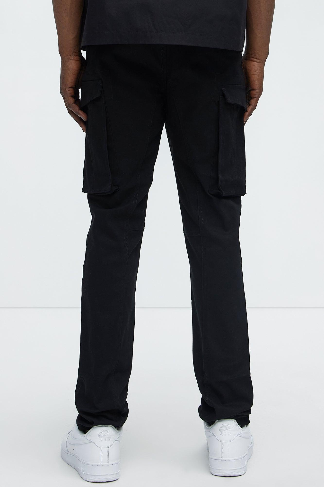 Summer Games Slim Cargo Pants - Black Product Image