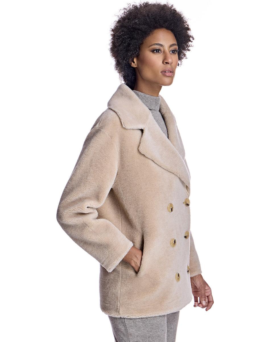 Lambs Wool Pea Jacket Product Image