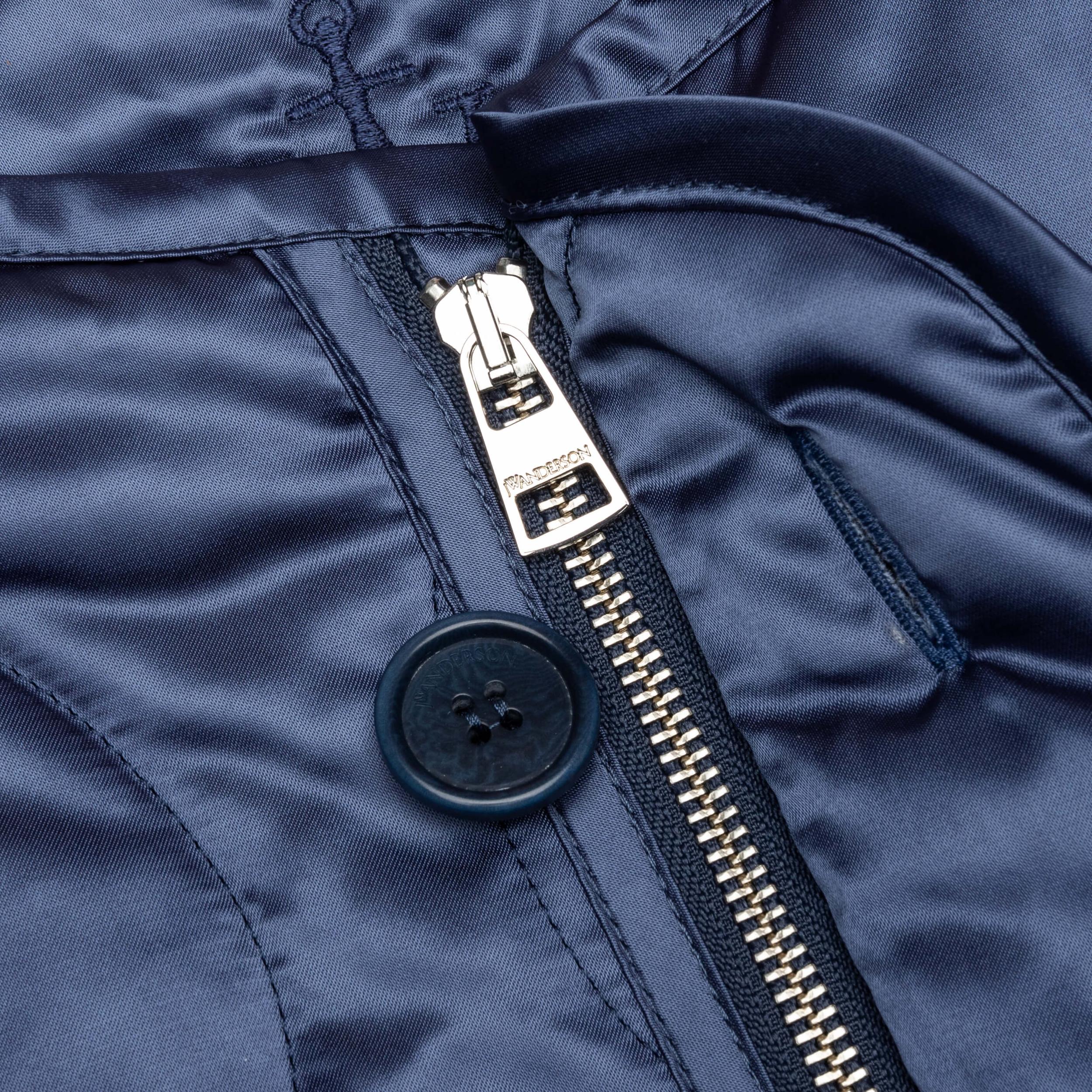 Oversized Quilted Jacket - Indigo Male Product Image