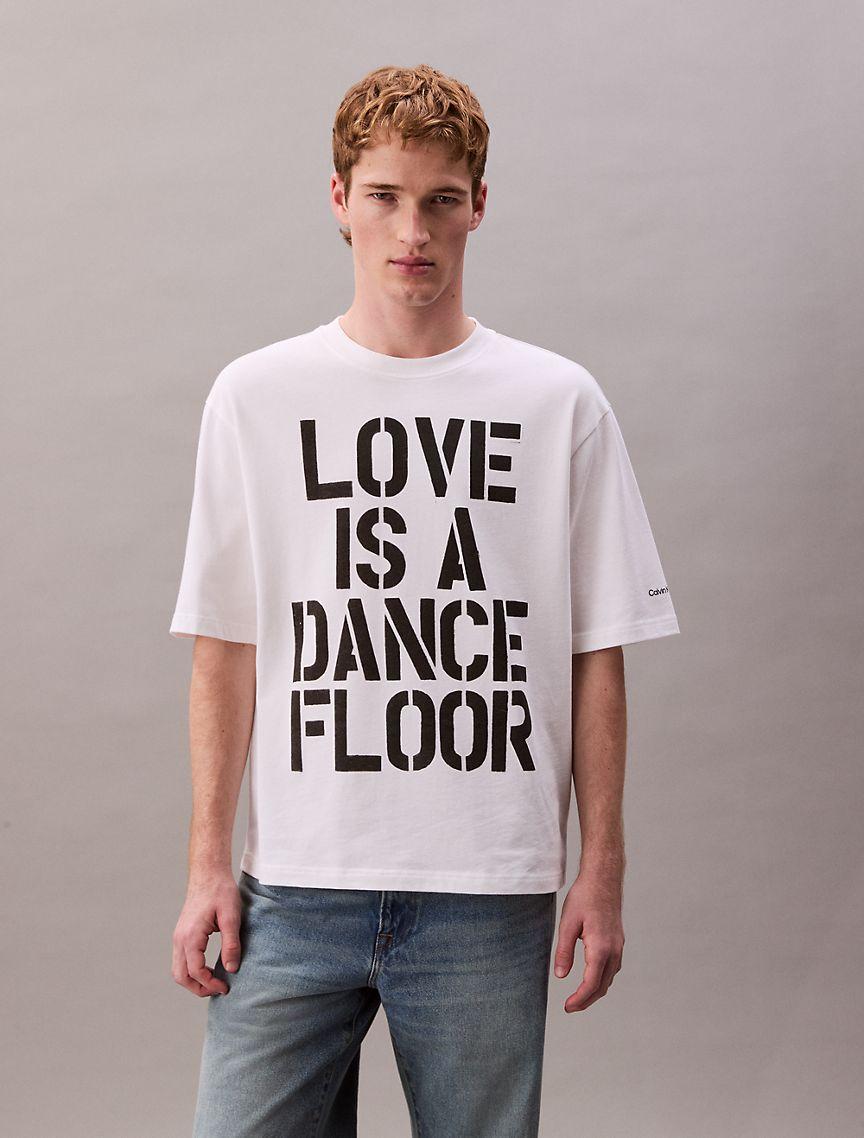 Marc Hundley Pride Love Is A Dance Floor Relaxed T-Shirt Product Image