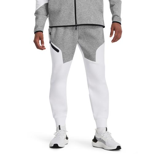 Under Armour Mens Under Armour Unstoppable Fleece Joggers - Mens Timberwolf Taupe/Summit White/Black Product Image