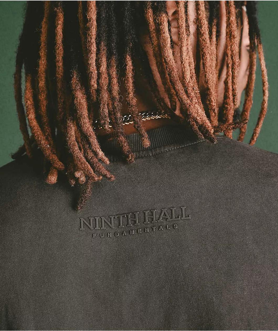 Ninth Hall Fundamentals Black Oversized T-Shirt Product Image