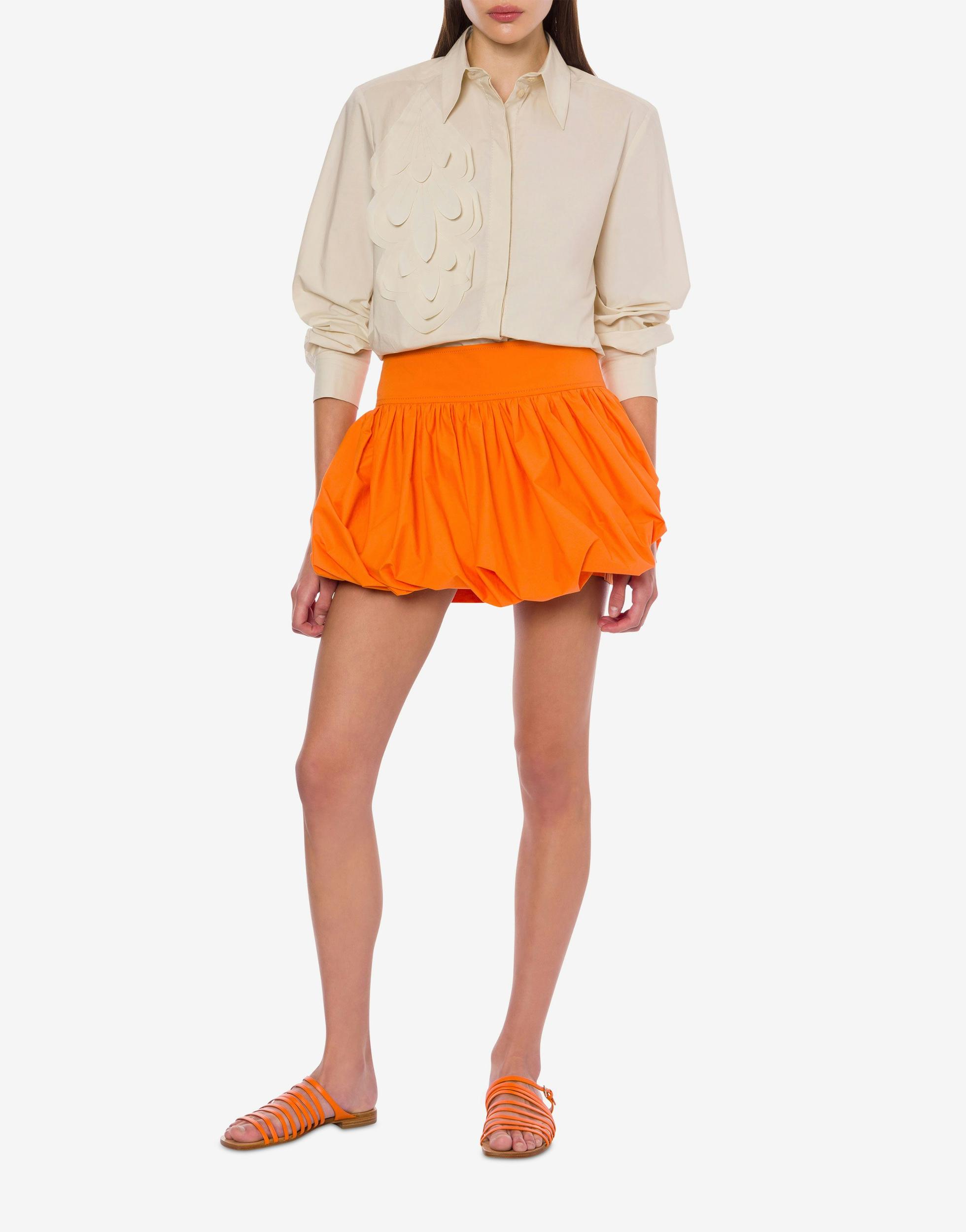 Stretch poplin skort Product Image