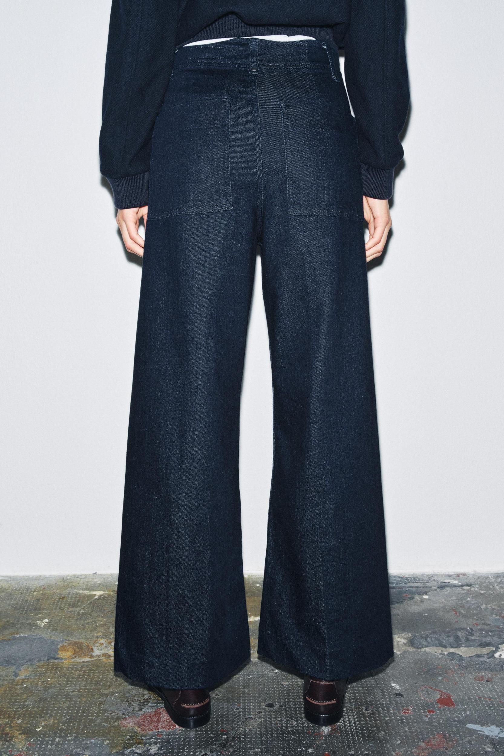 ZW COLLECTION HIGH WAIST WIDE LEG JEANS Product Image