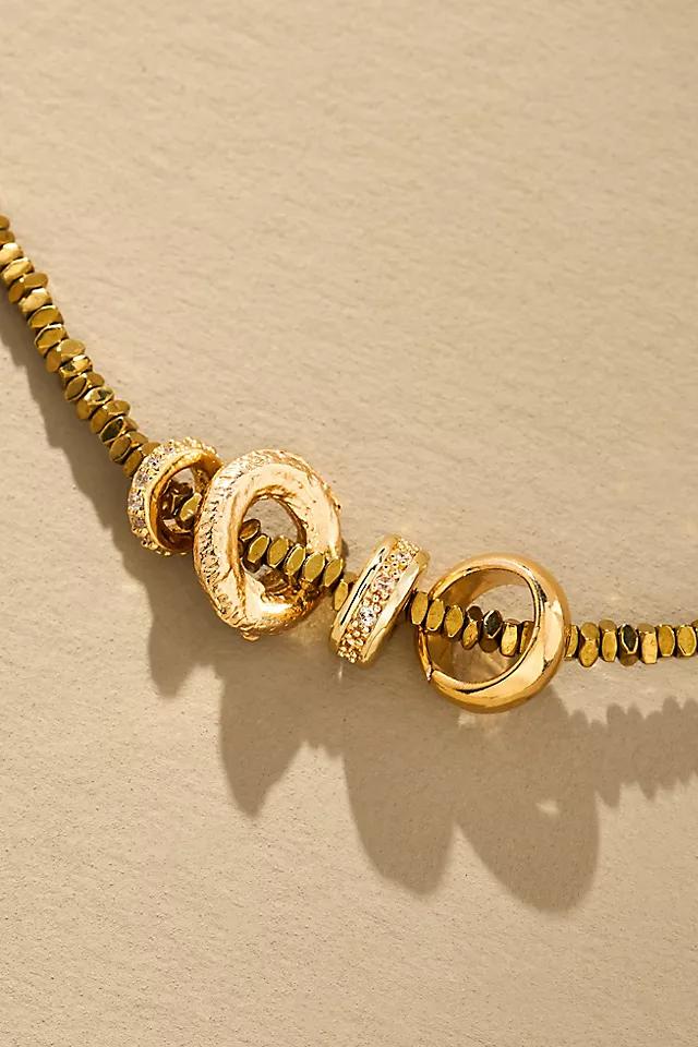 Round Charm Beaded Neckalce Product Image