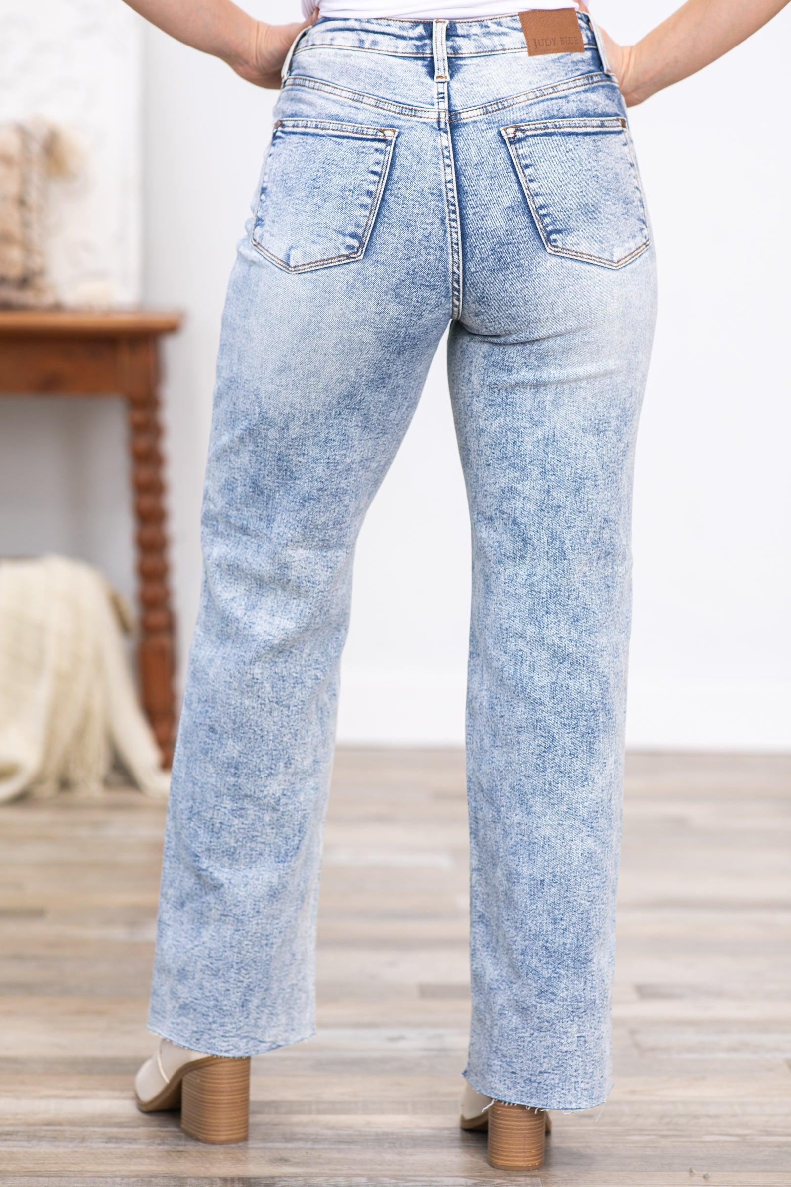 Judy Blue Light Mineral Wash Jeans Product Image