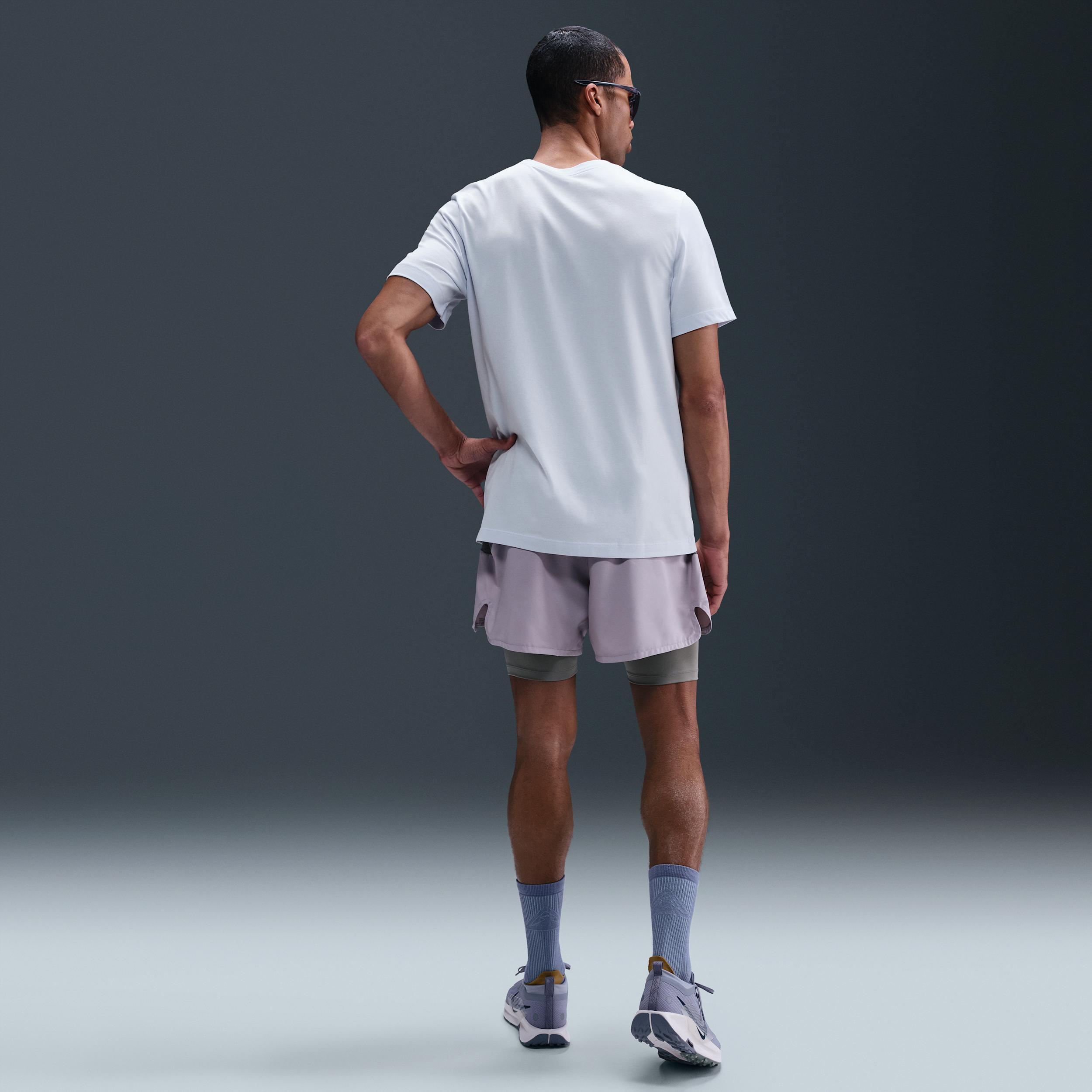 Nike Mens Dri-FIT Trail Running T-Shirt | FQ3914-085 Product Image