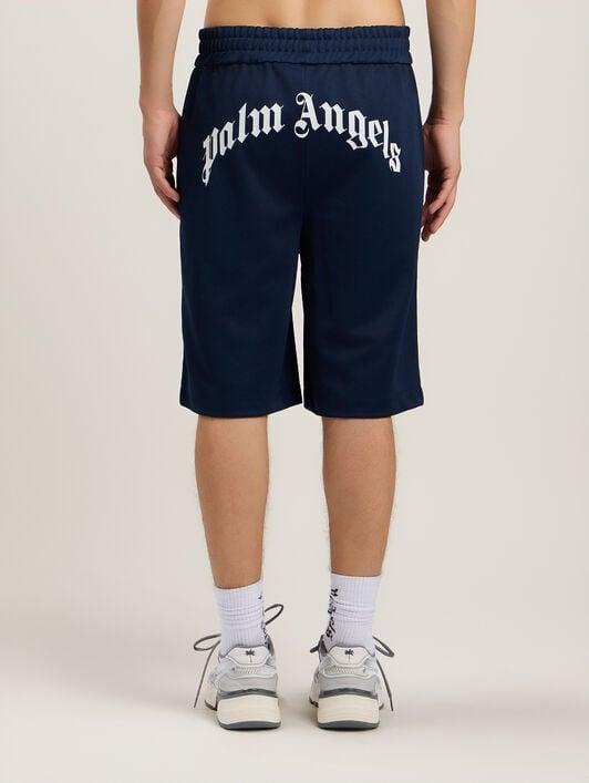 Back Curved Logo Track Shorts Product Image