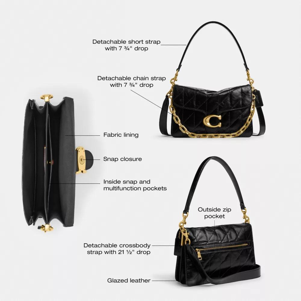 Chain Tabby Shoulder Bag With Quilting Product Image