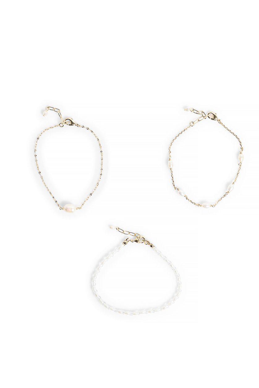 3-Pack Pearl Bracelets Product Image