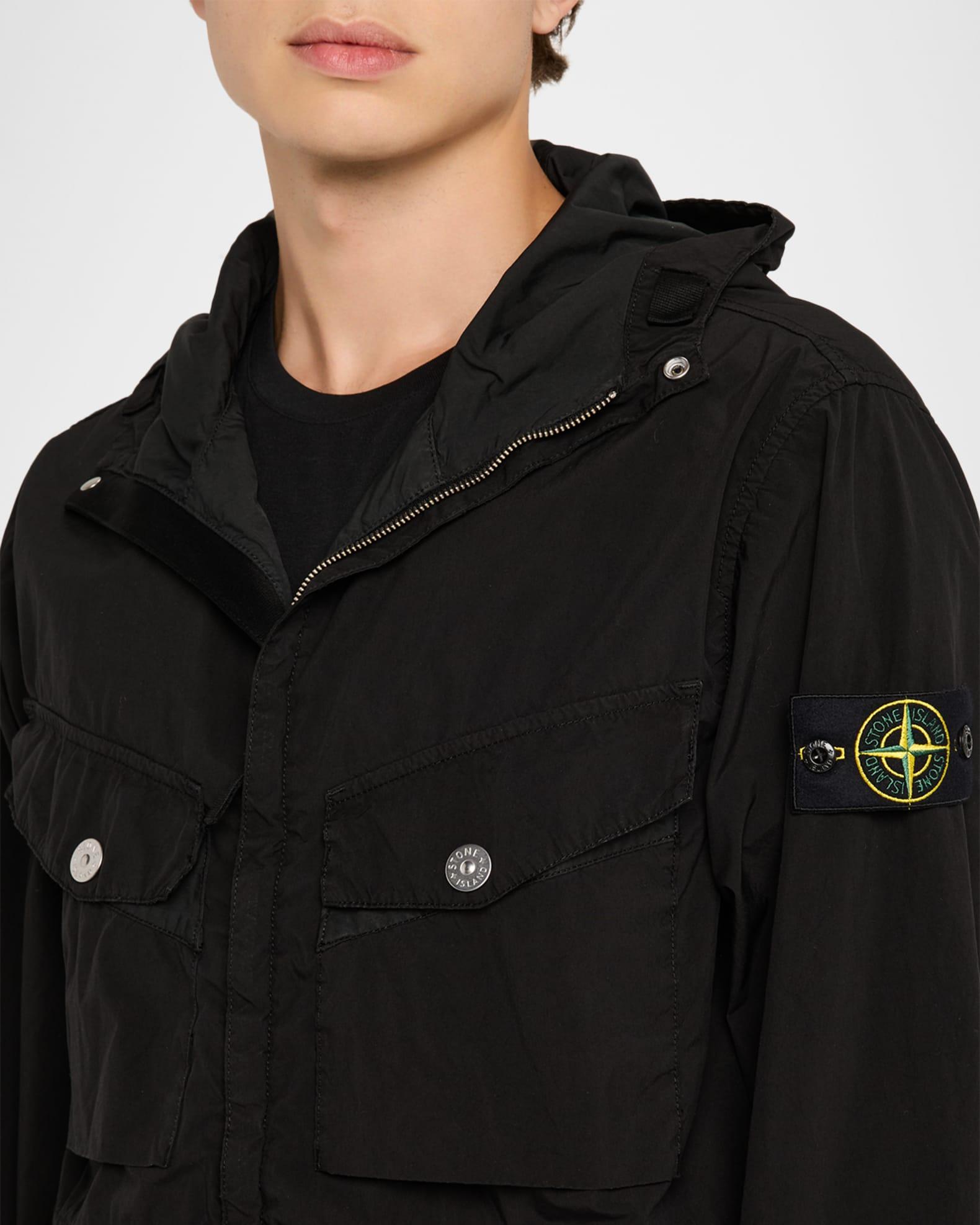 Men's Lightweight Water Resistant Short Parka Product Image