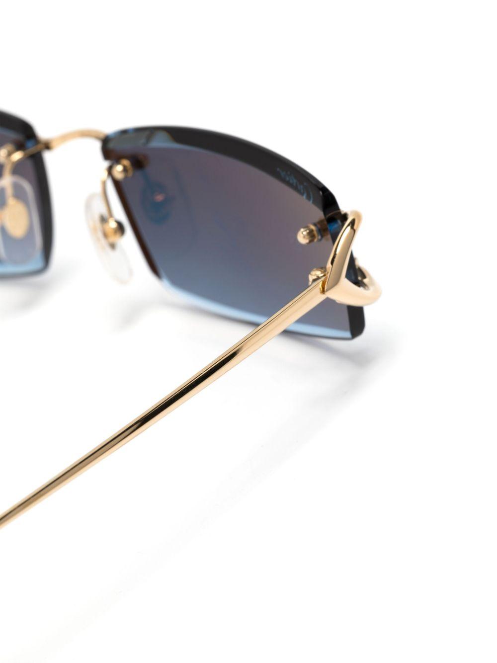 rectangle-frame sunglasses Product Image