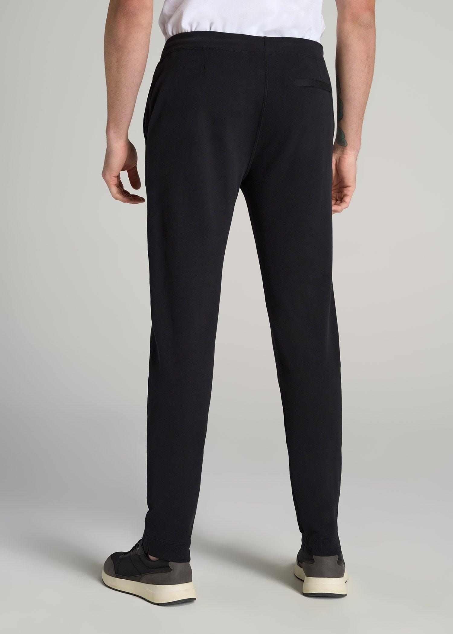 Microsanded French Terry Sweatpants for Tall Men in Army Brush Male Product Image