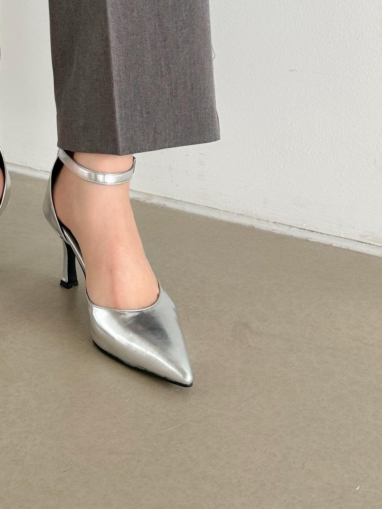Margo Silver Heels Product Image
