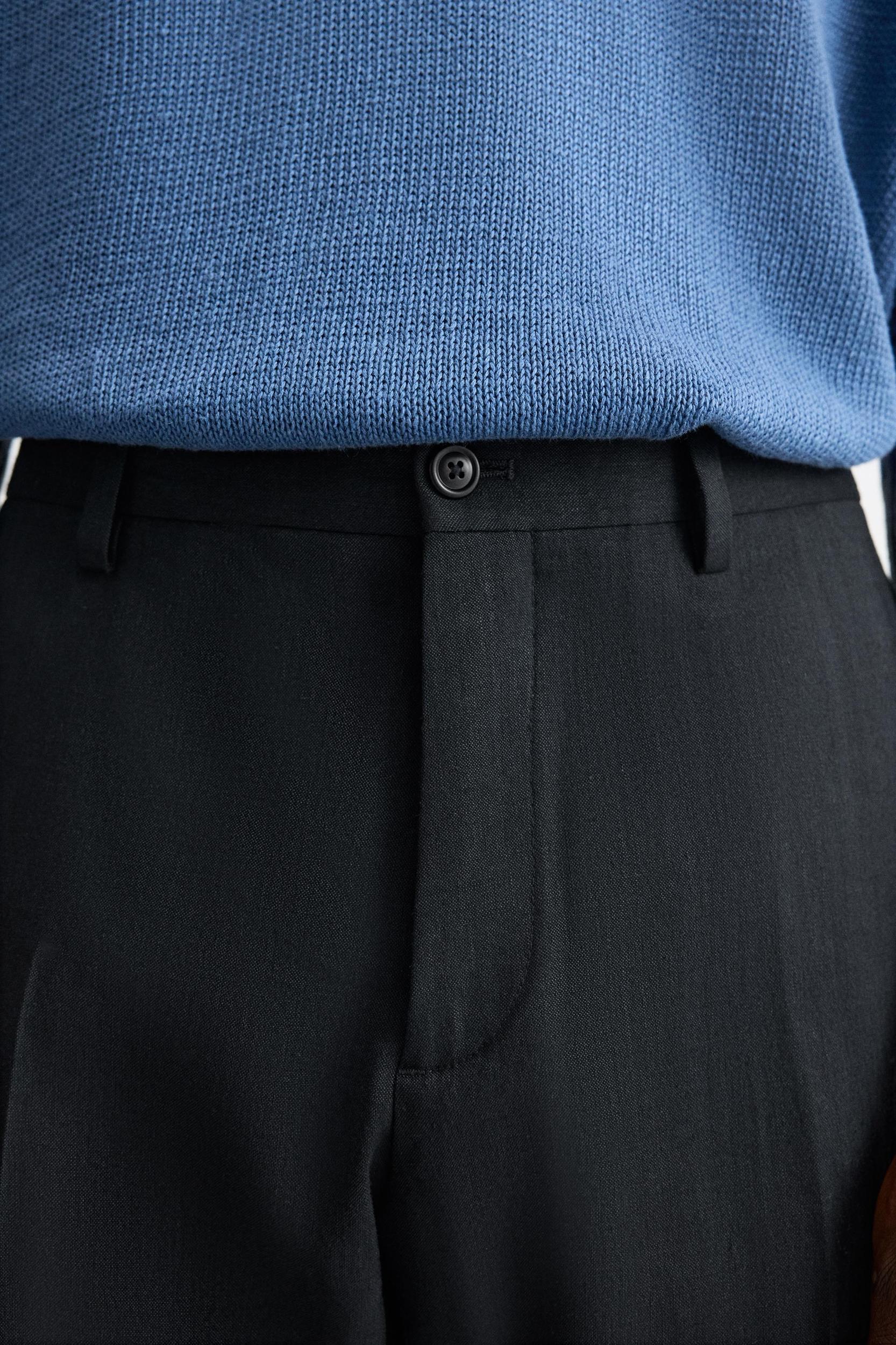 HEMP WOOL SUIT PANTS Product Image