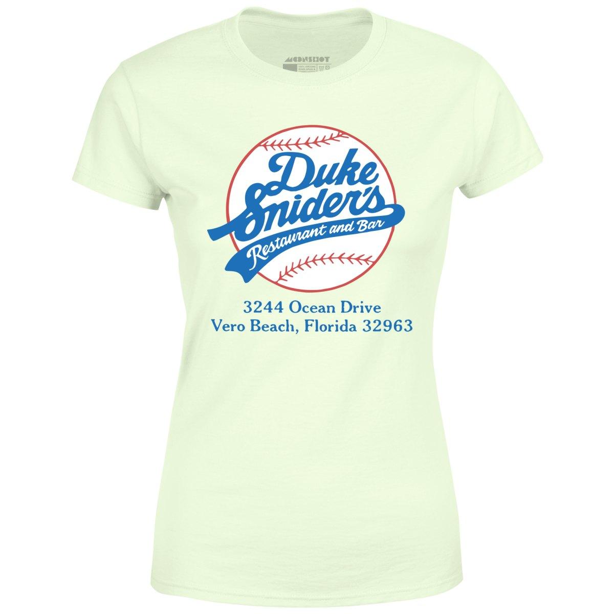 Duke Snider's - Vero Beach, FL - Vintage Restaurant - Women's T-Shirt Female Product Image