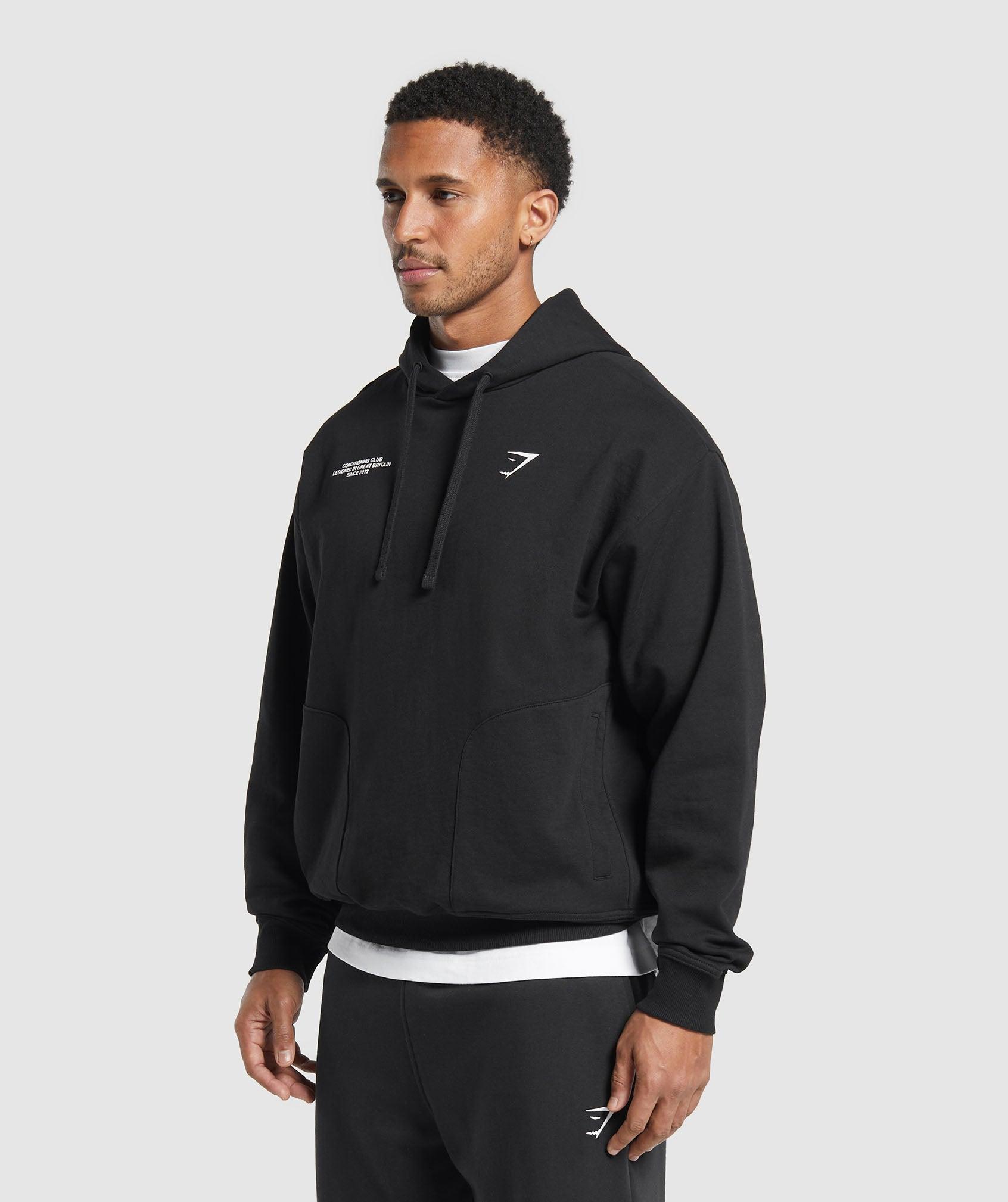 Gymshark Conditioning Club Hoodie - Black Male Product Image