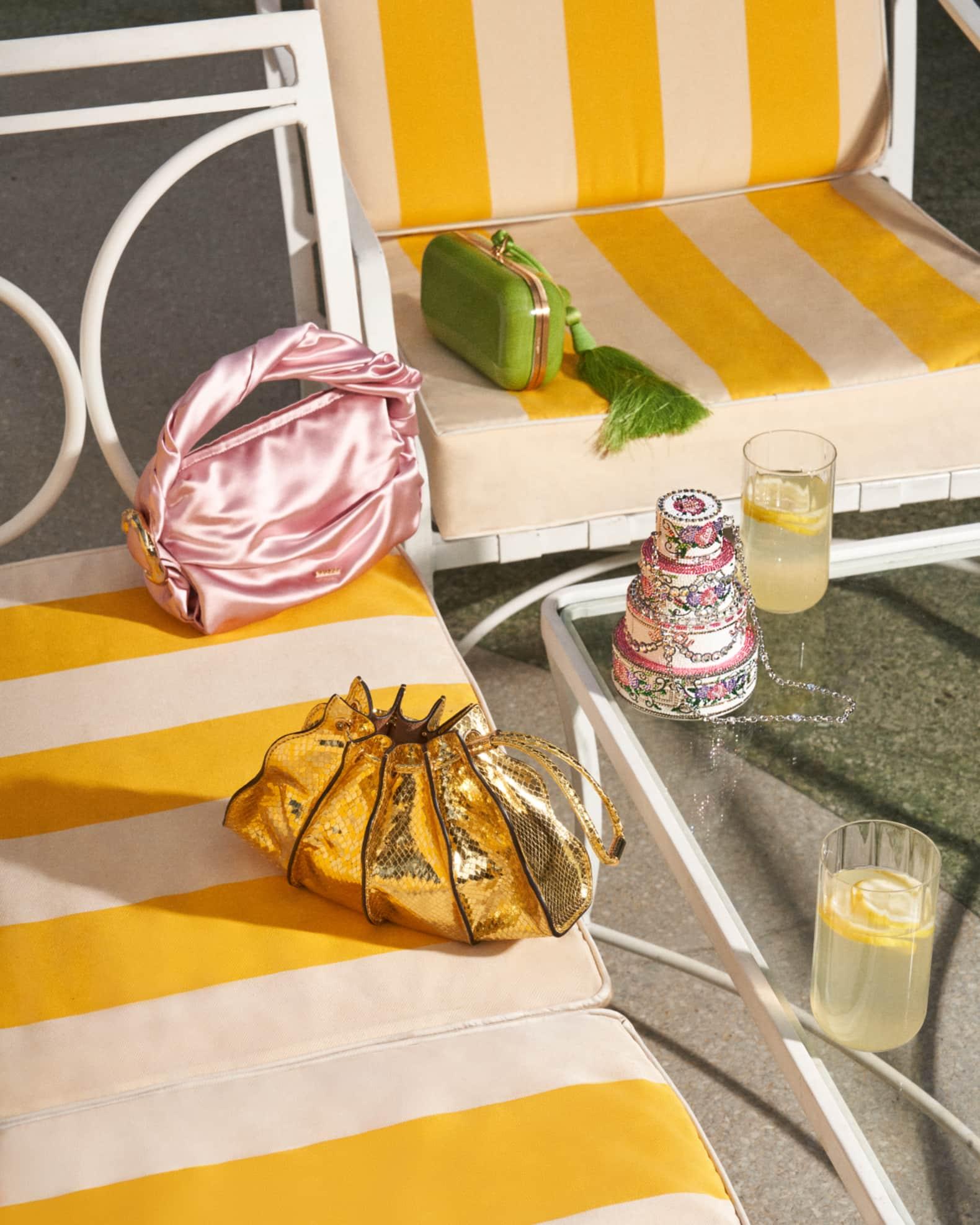 Yasmin Tasseled Acrylic Clutch Bag Product Image