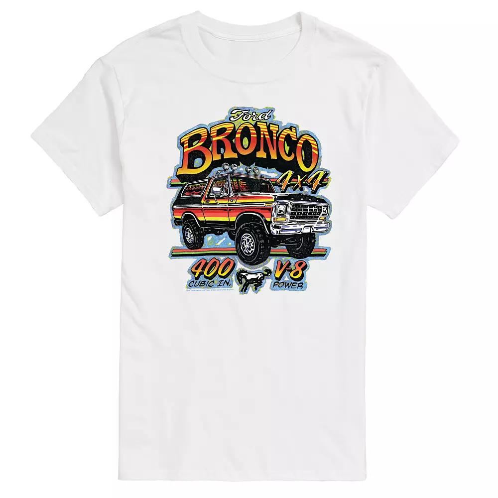 Men's Ford Bronco V-8 Vintage Graphic Tee,  Product Image