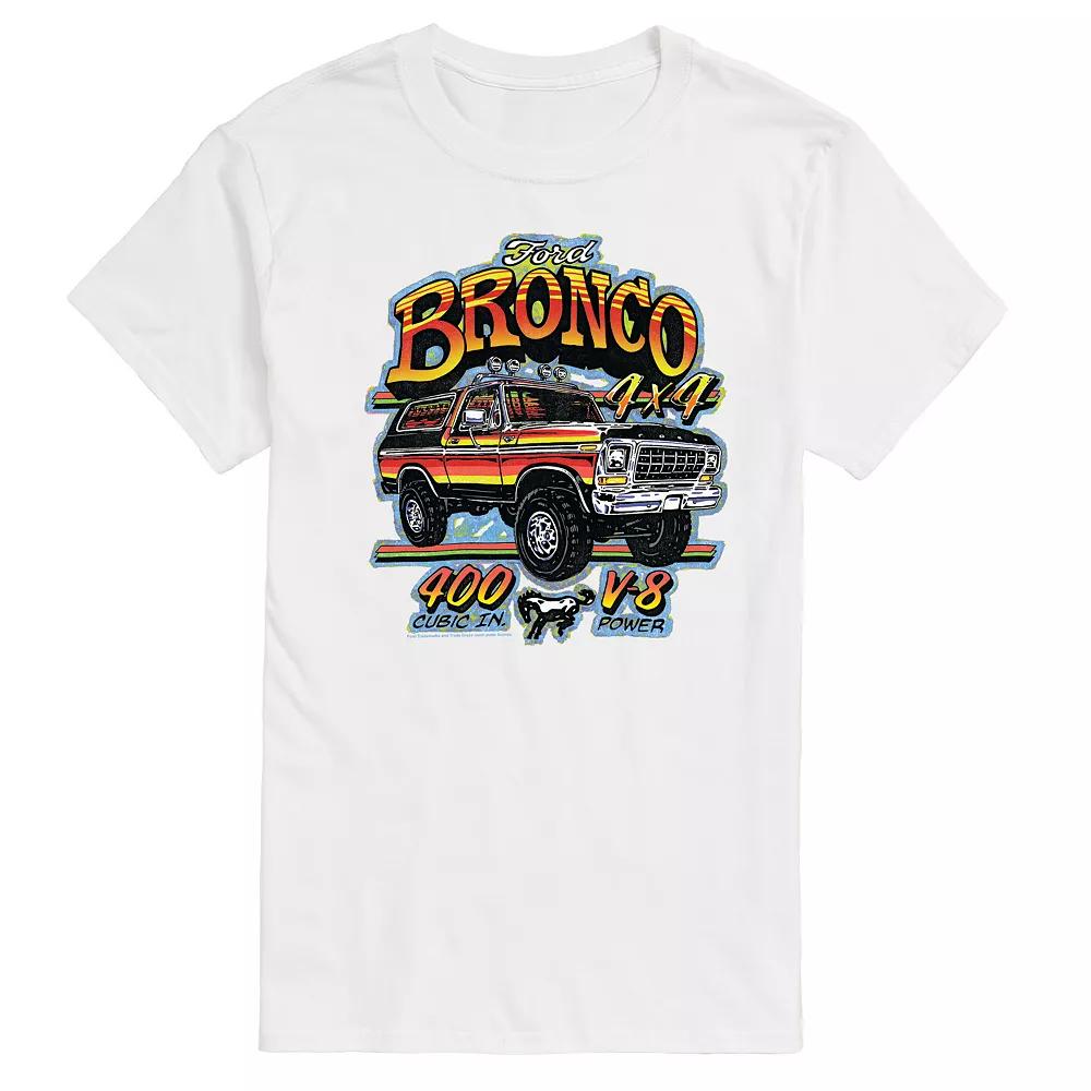 Men's Ford Bronco V-8 Vintage Graphic Tee,  Product Image