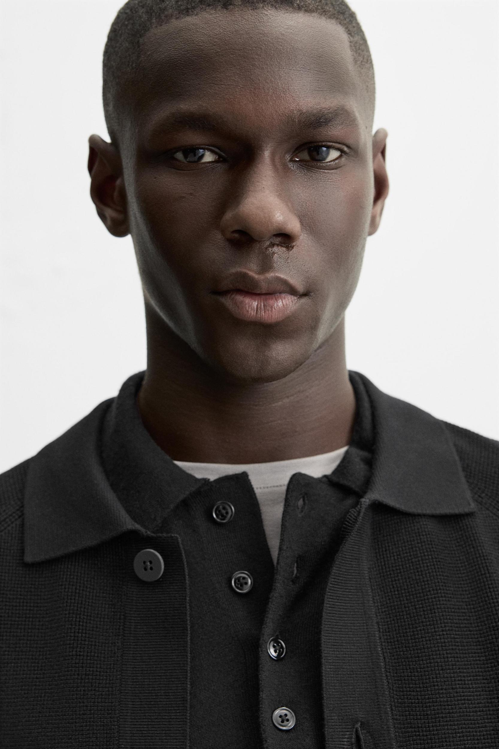 TEXTURED VISCOSE CARDIGAN Product Image