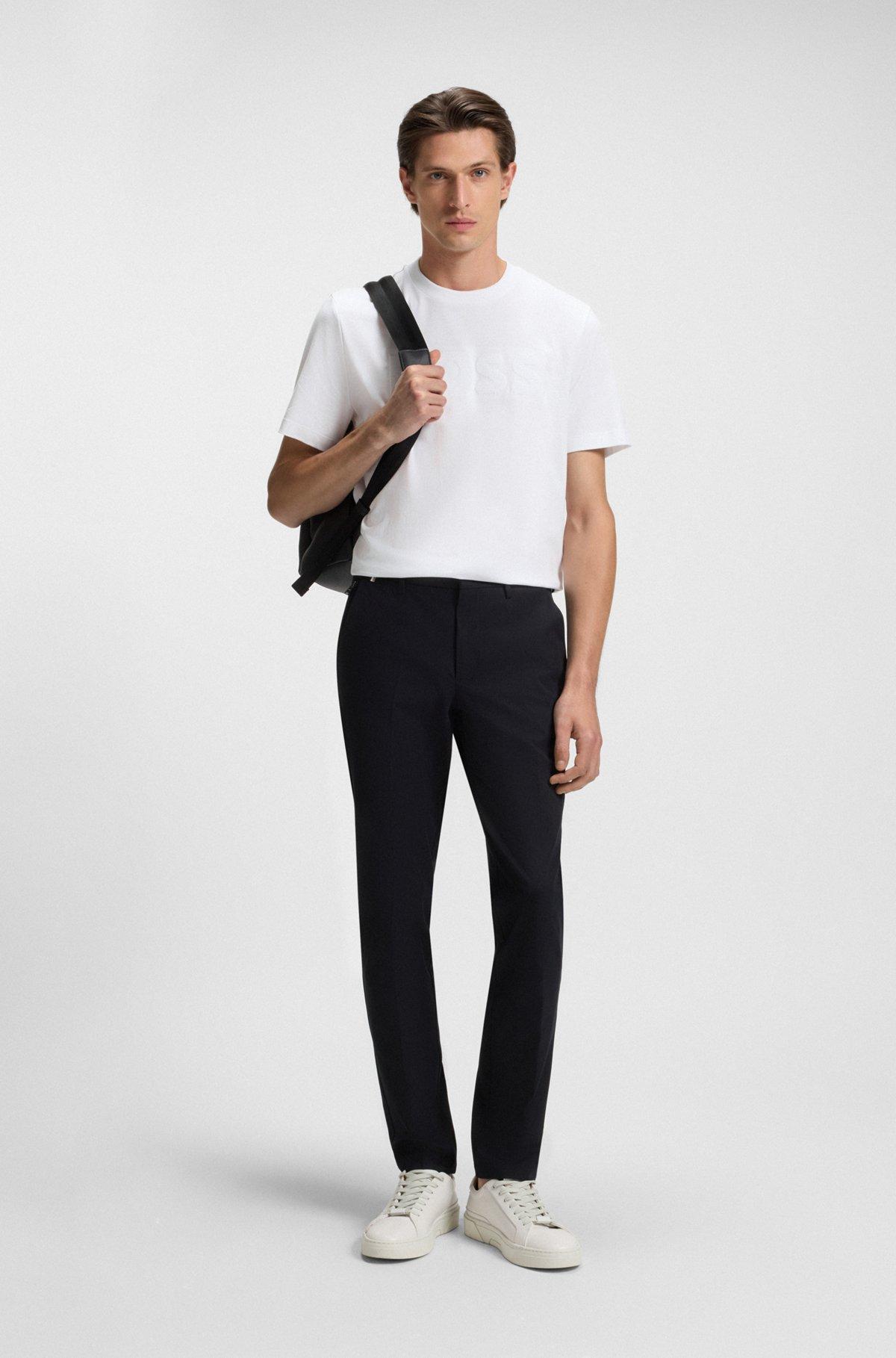 Cotton-jersey T-shirt with logo artwork Product Image