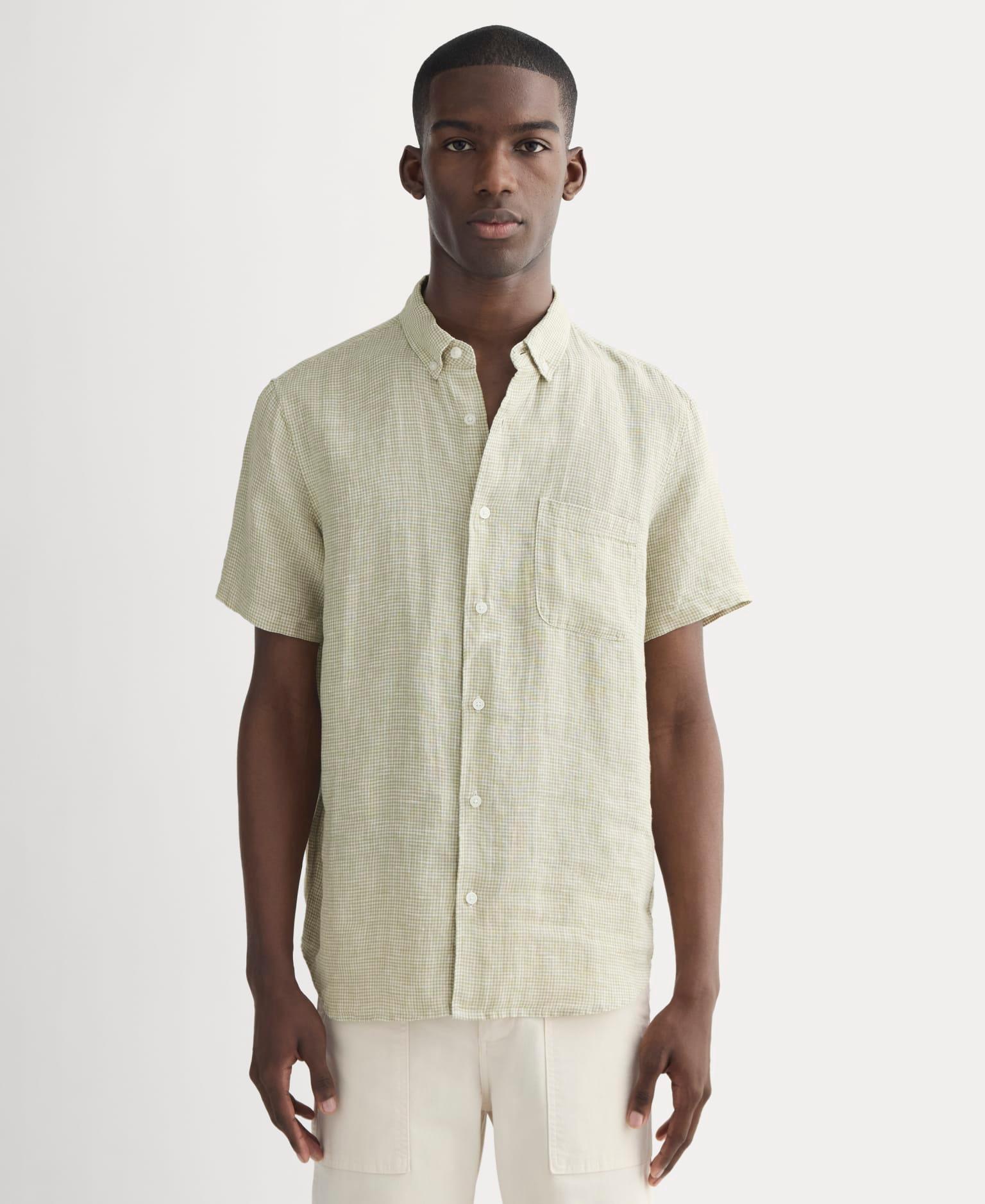 Mens Classic Short-Sleeve Shirt in Linen by Everlane Product Image