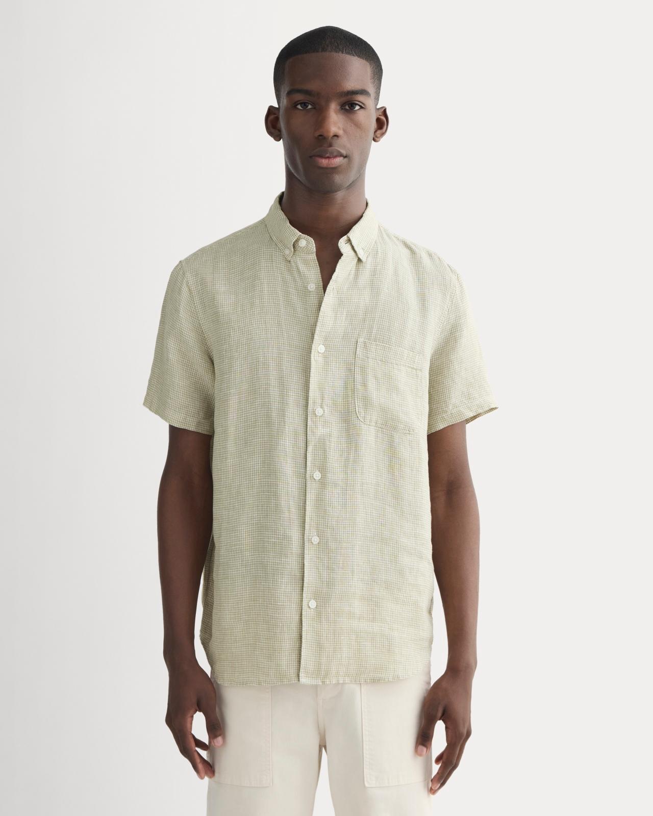 Mens Classic Short-Sleeve Shirt in Linen by Everlane Product Image