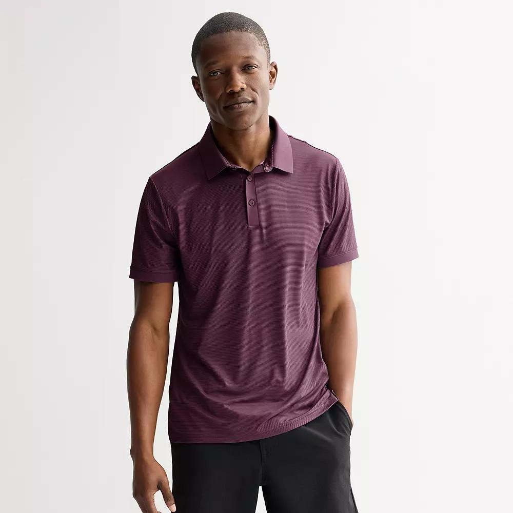 Men's FLX Micro Stripe Performance Polo,  Product Image
