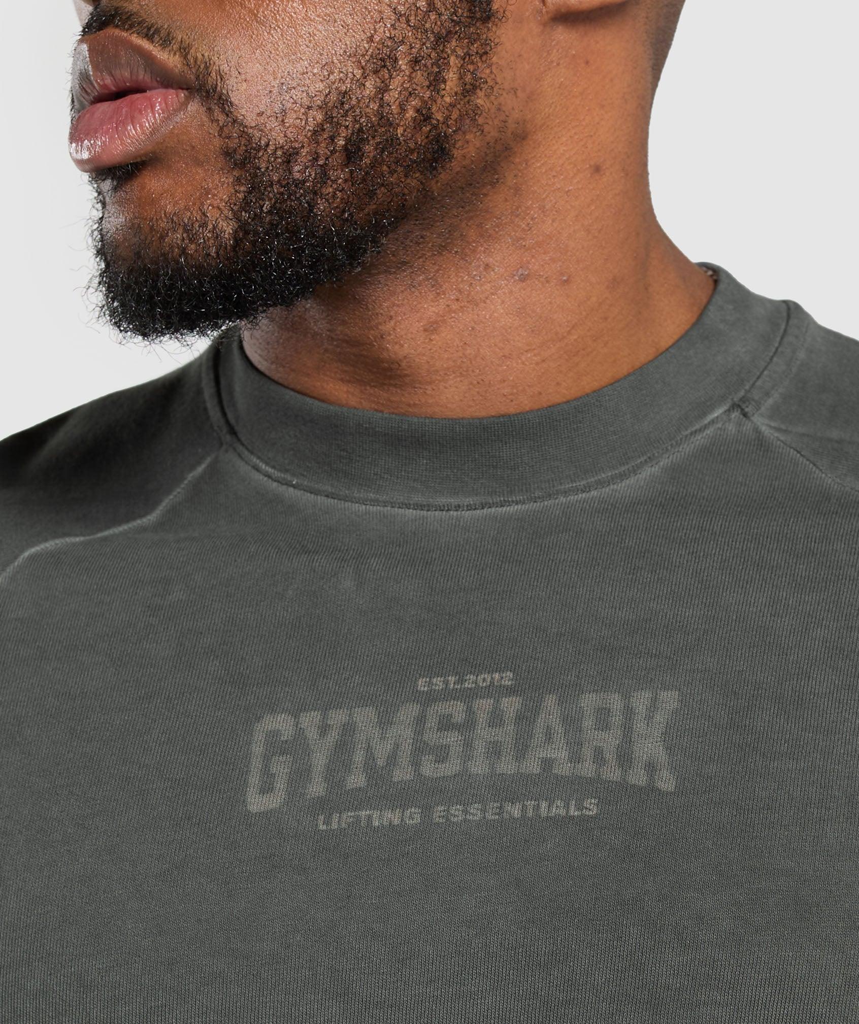 Gymshark Heavyweight T-Shirt - Black Male Product Image