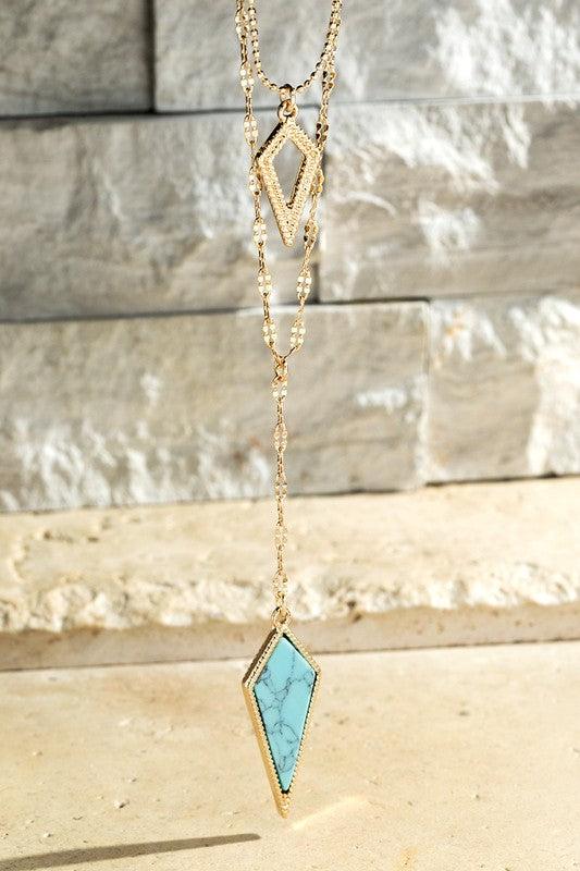 Y Layered Necklace Product Image