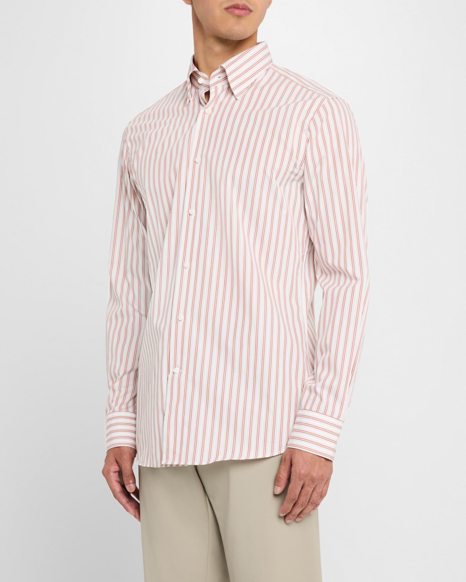 Men's Hays Cotton Stripe Dress Shirt Product Image
