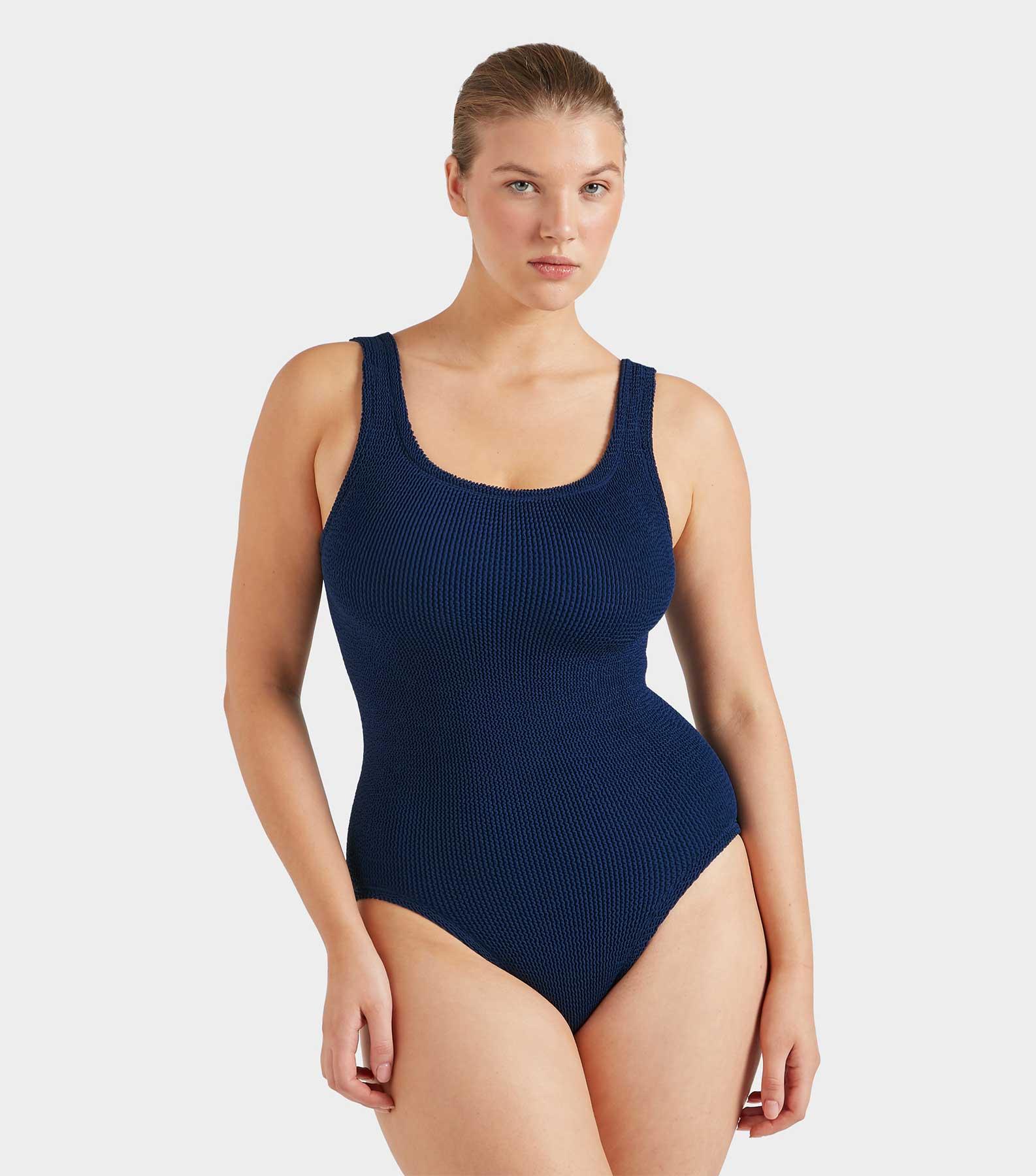 Coverage Square Neck Swim - Navy Product Image