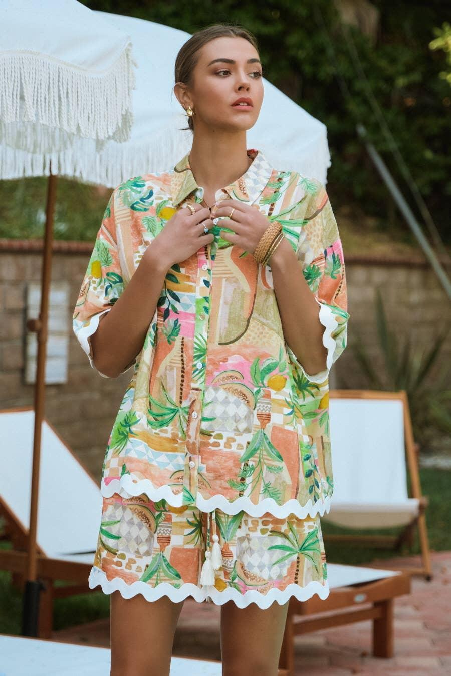 Resort Style Printed RicRac Set Product Image