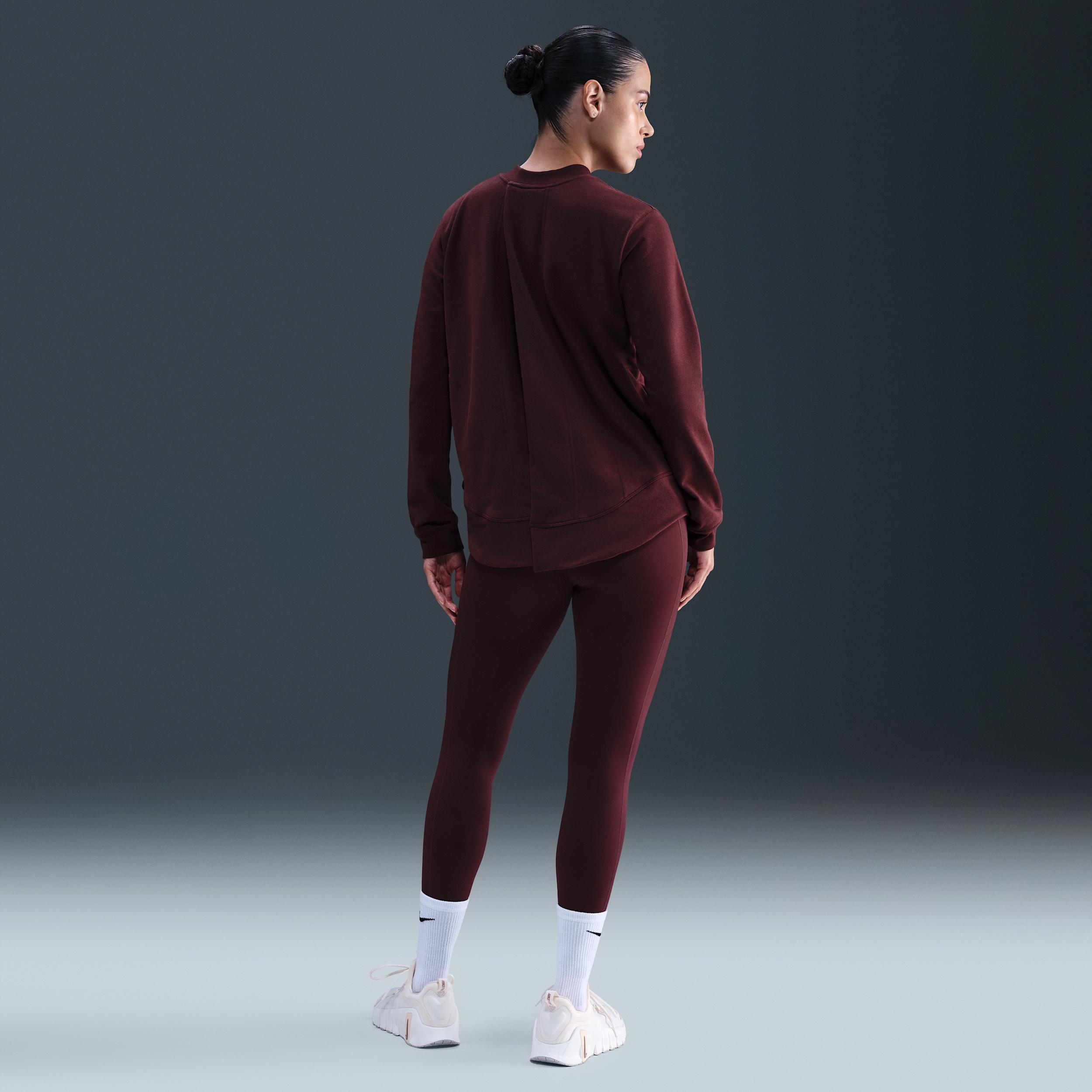 Nike Womens (M) One Reversible French Terry Pullover Top (Maternity) | FZ0452-652 Product Image