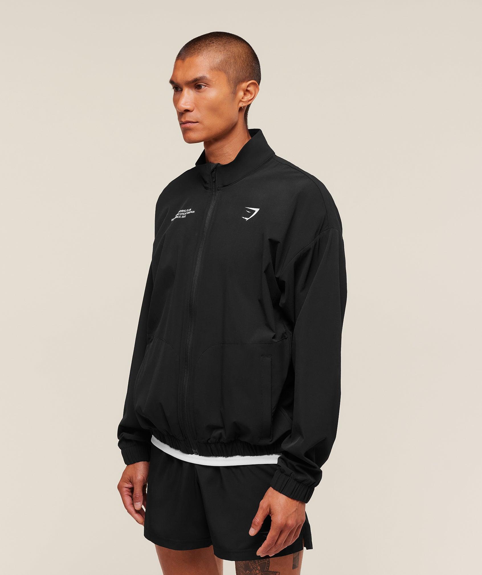 Gymshark Conditioning Club Track Jacket - Black Male Product Image