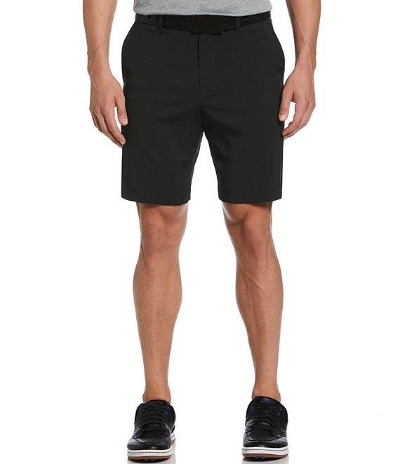 Callaway Classic Fit Flat Front Opti-Stretch Active Waistband Solid 9#double; Inseam Shorts Product Image