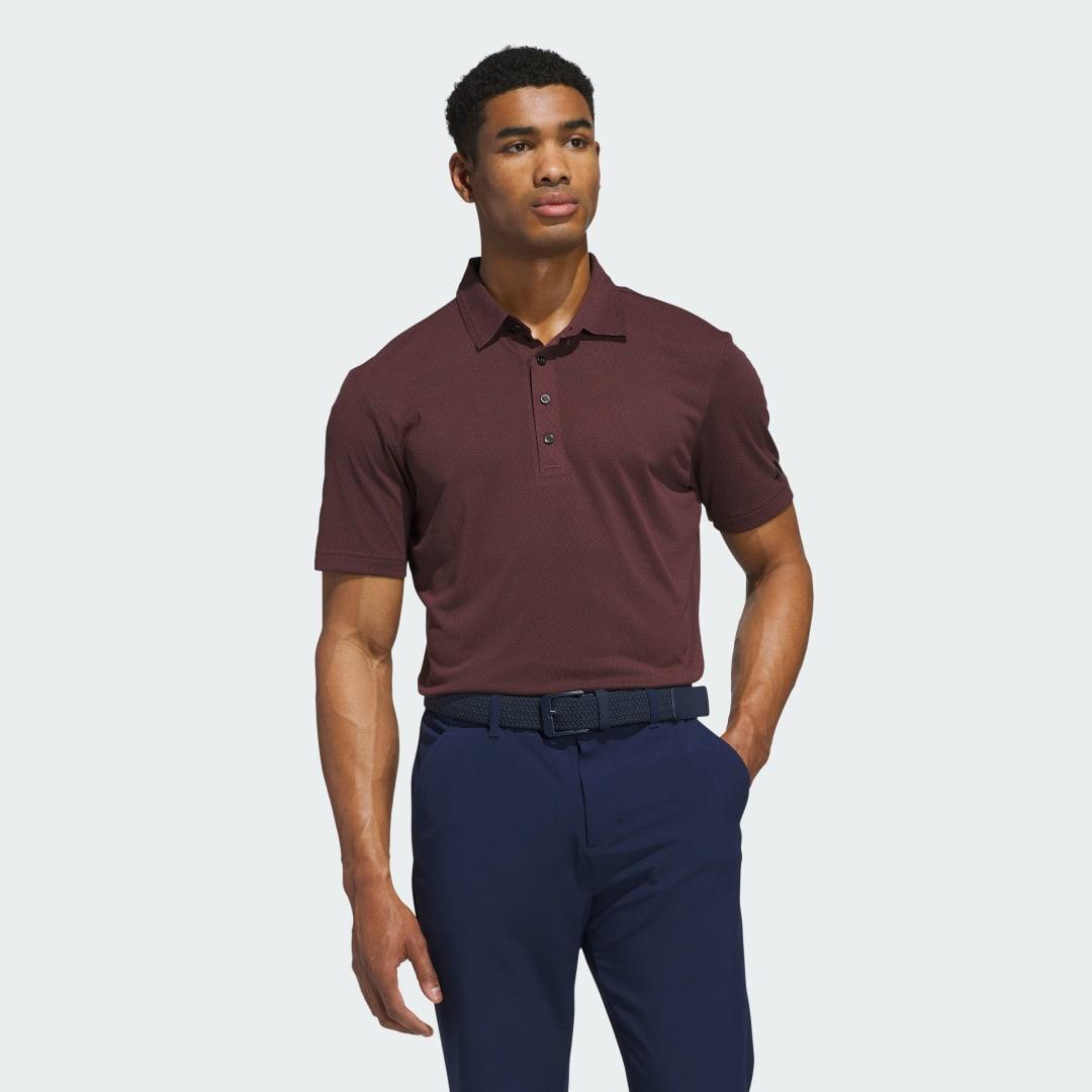 adidas Ultimate365 Tour Texture Polo Shirt Aurora Ruby 2XL Mens Product Image