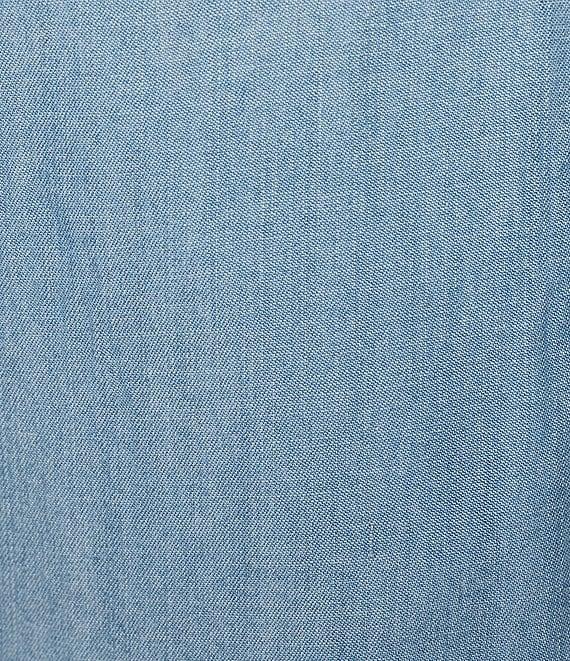 John Mark Frayed Pull-On Wide Leg Pants Product Image