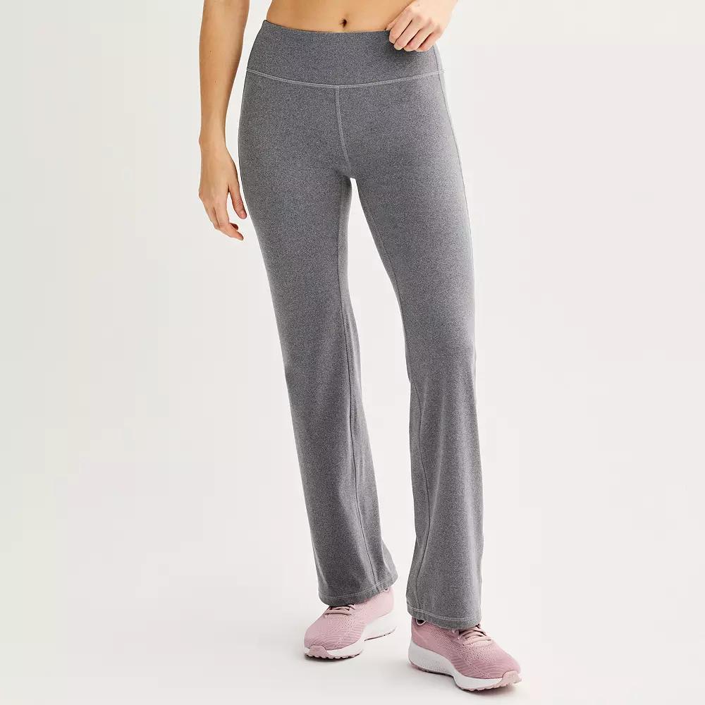 Women's Tek Gear® Essential Soft Open Hem Pants, Size: XL, Grey Product Image