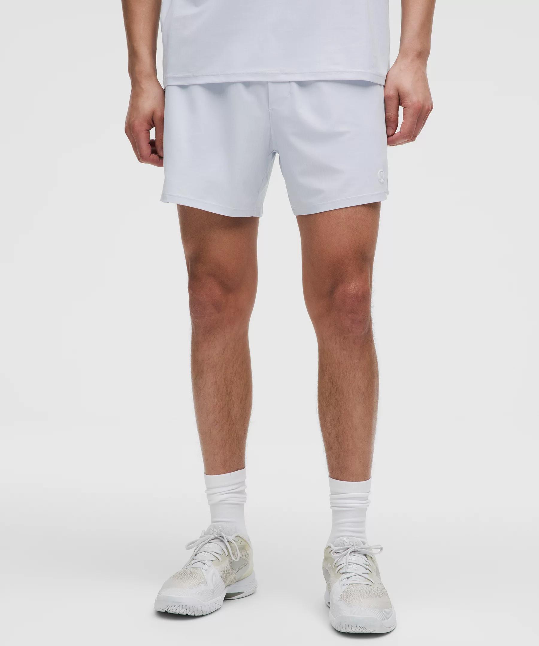 Striped Mesh Tennis Short 5" Product Image