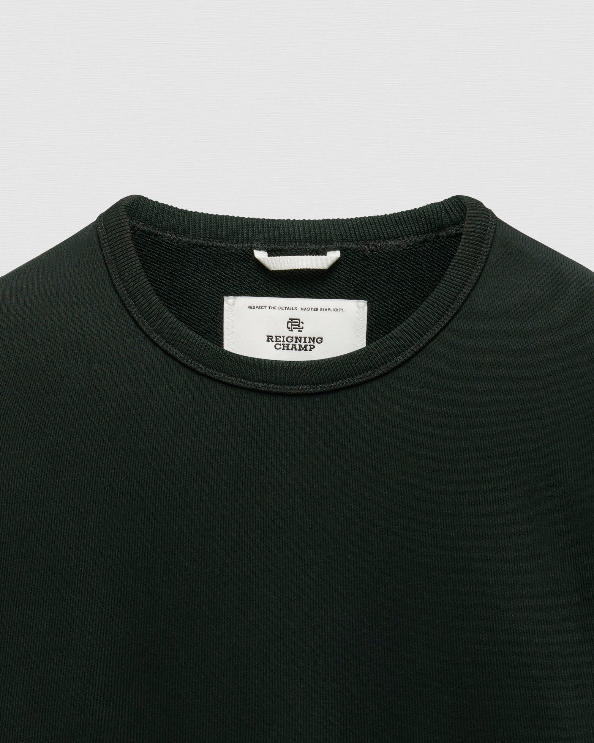 Midweight Terry Slim Crewneck - Vault Male Product Image