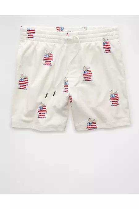 AE Sofa Surfin' 6" Snoopy Graphic Mesh Lounge Short Men's Product Image