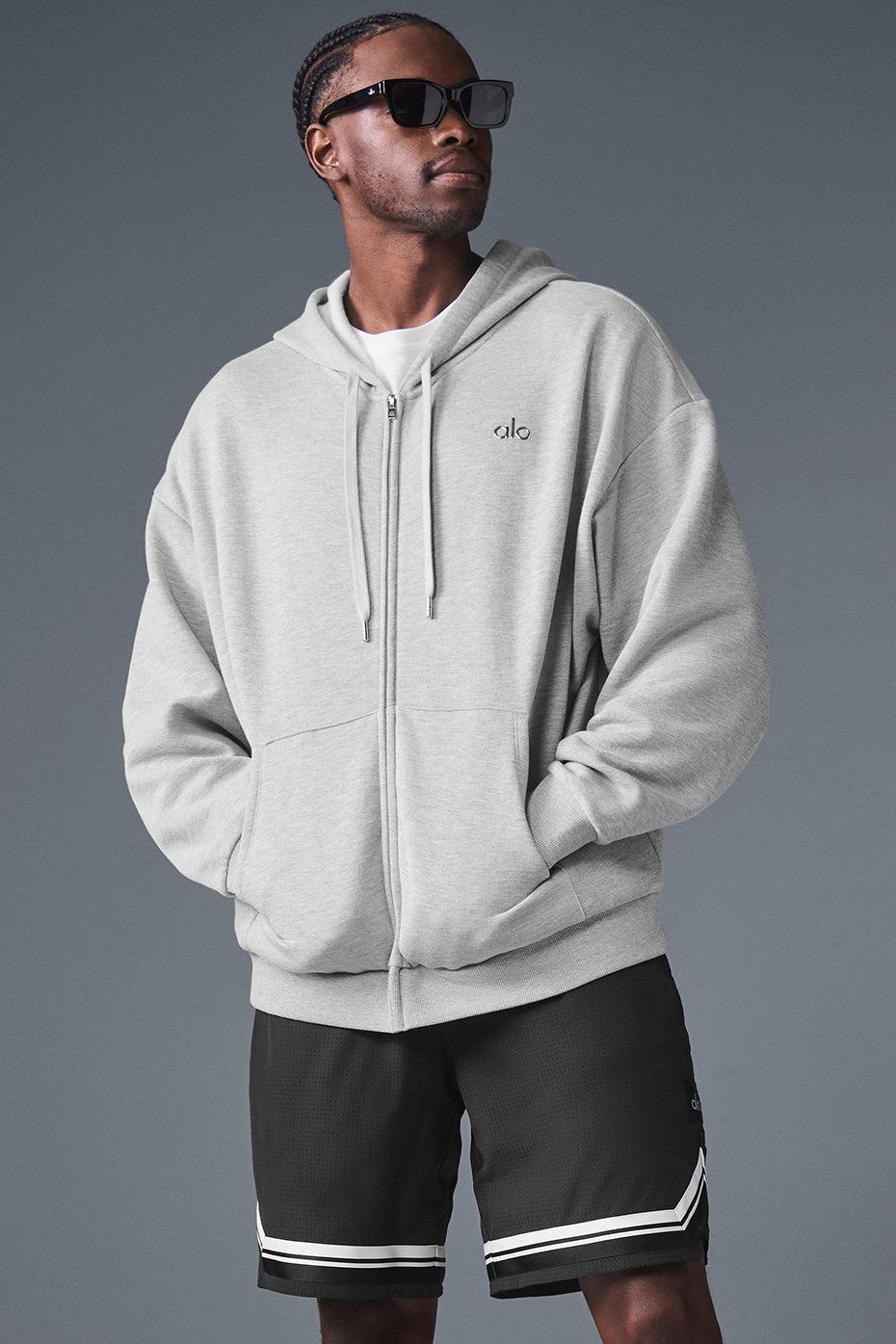 Accolade Full Zip Hoodie - Athletic Heather Grey Male Product Image