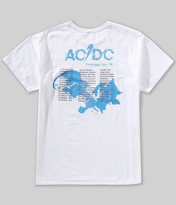 Junk Food ACDC Euro Tour '78 Short Sleeve T-Shirt Product Image