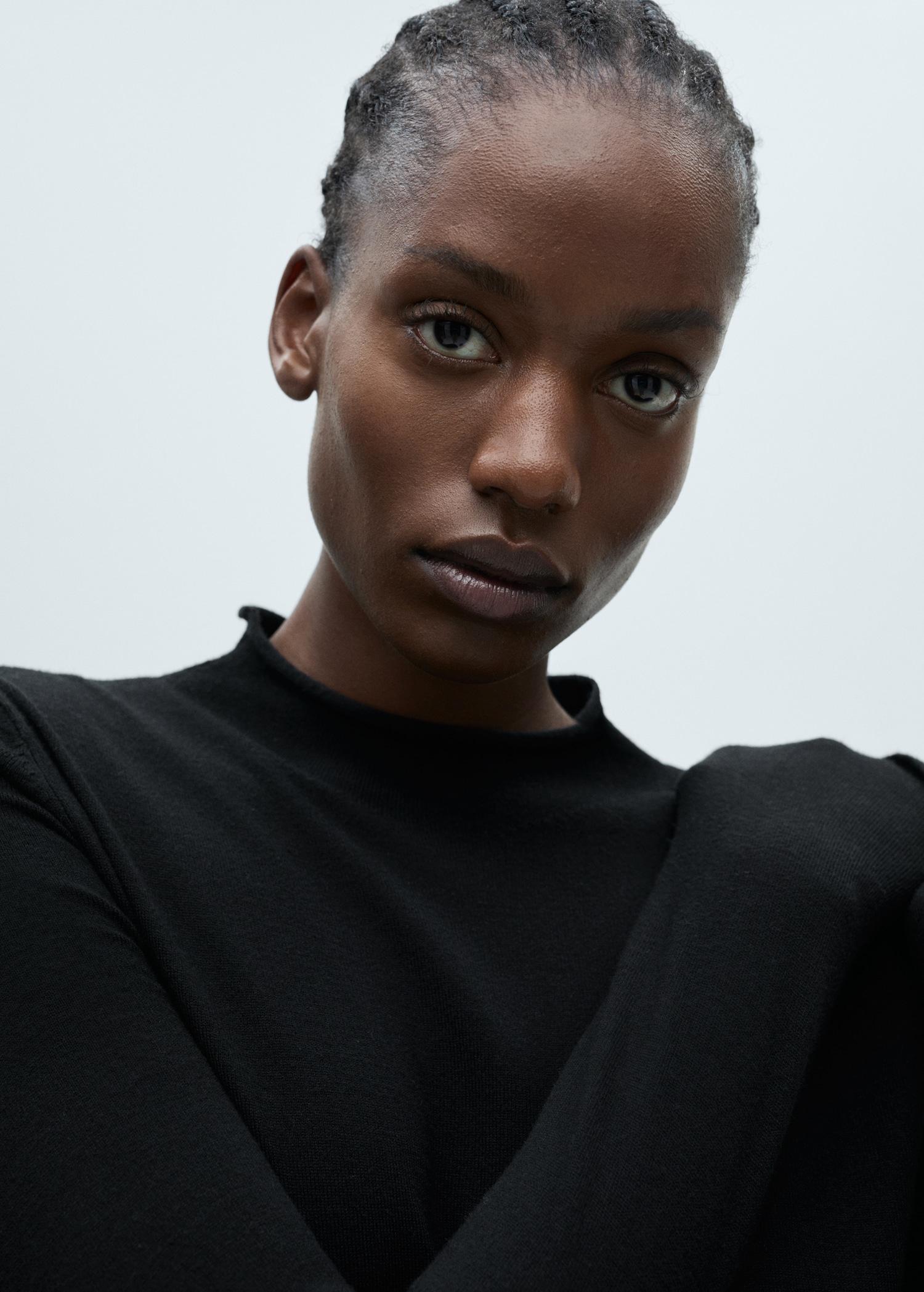 Side slit knit dress - Women | MANGO USA Product Image