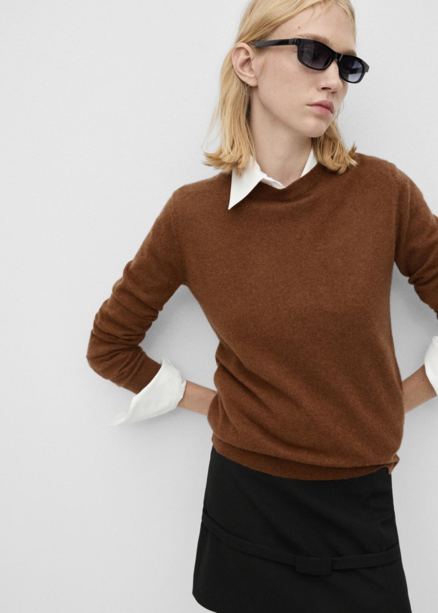 100% cashmere sweater - Women | MANGO USA Product Image